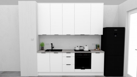 AKSEL EDGE PRO biały połysk - meble kuchenne AR_0047P