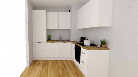 AKSEL EDGE SLOW biały połysk - meble kuchenne AR_0044S