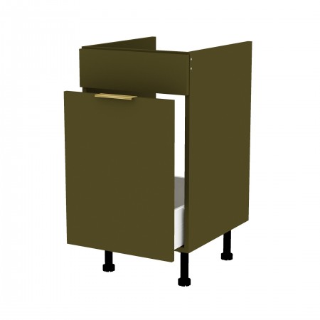 LAMIe BASIC oliwkowy o_S45ZL_1SM szafka kuchenna pod...