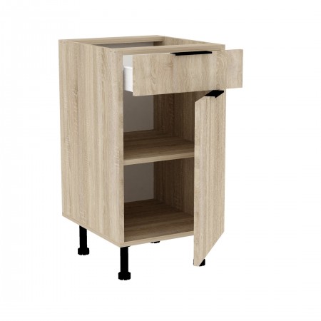 LAMIe BASIC dąb sonoma ds_S45_1S_P szafka kuchenna...