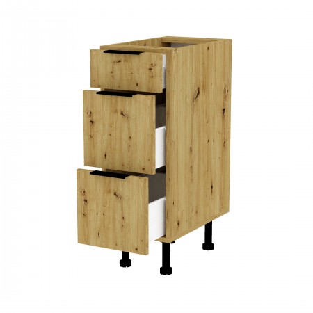 LAMIe BASIC dąb artisan da_3S szafka kuchenna stojąca