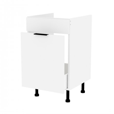 LAMIe BASIC biały b_S50ZL_1SM szafka pod zlew