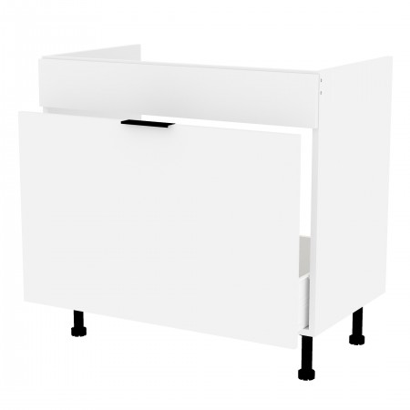 LAMIe BASIC biały b_S90ZL_1SM szafka pod zlew