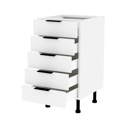 LAMIe BASIC biały b_S45_5S szafka stojąca