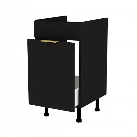 LAMIe BASIC czarny c_S45ZL_1SM szafka kuchenna pod zlew