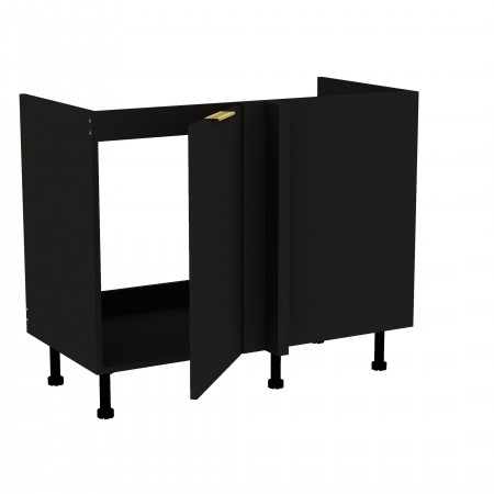 LAMIe BASIC czarny c_SNP110ZL_P szafka kuchenna pod...