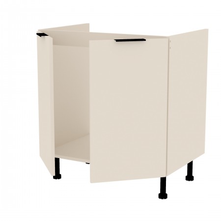 LAMIe BASIC beż jasny bj_S80ZL_2F szafka pod zlew