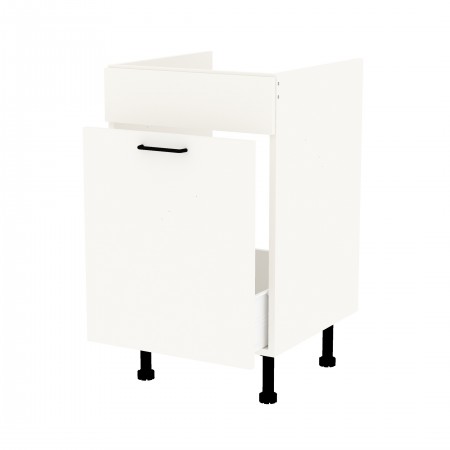 LAMI BASIC kremowy k_S50ZL_1SM szafka pod zlew