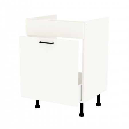 LAMI BASIC kremowy k_S60ZL_1SM szafka pod zlew