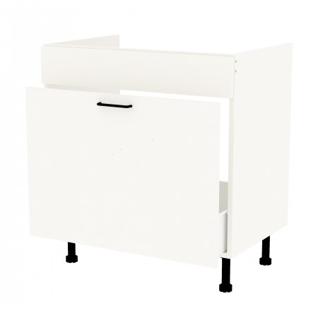 LAMI BASIC kremowy k_S80ZL_1SM szafka pod zlew