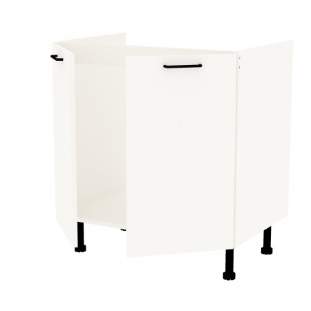 LAMI BASIC kremowy k_S80ZL_2F szafka pod zlew
