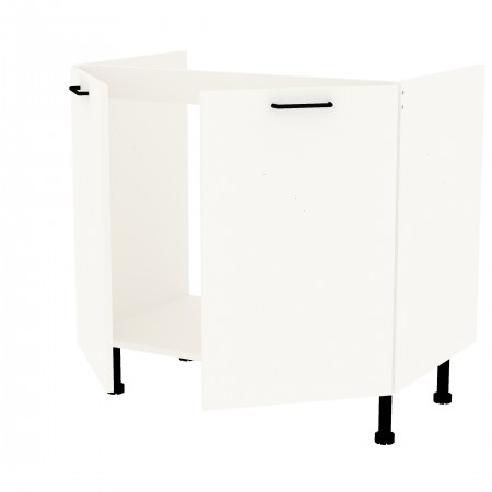 LAMI BASIC kremowy k_S90ZL_2F szafka pod zlew