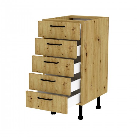 LAMI BASIC dąb artisan da_S40_5S szafka stojąca