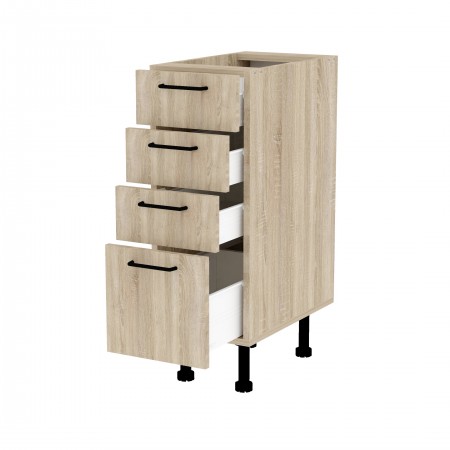 LAMI BASIC dąb sonoma ds_S30_4S szafka stojąca