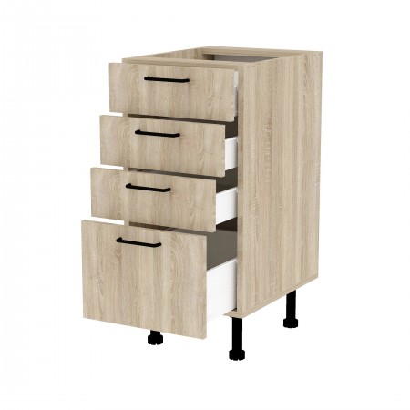 LAMI BASIC dąb sonoma ds_S40_4S szafka stojąca