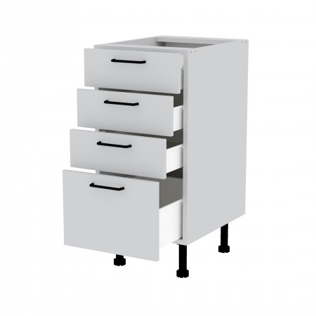 LAMI BASIC popiel p_S40_4S szafka stojąca