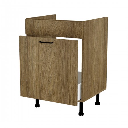 LAMI BASIC dąb sztokholm dz_S60ZL_1SM szafka pod zlew