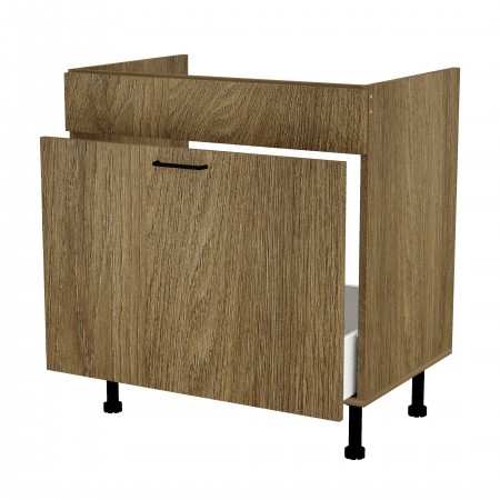 LAMI BASIC dąb sztokholm dz_S80ZL_1SM szafka pod zlew