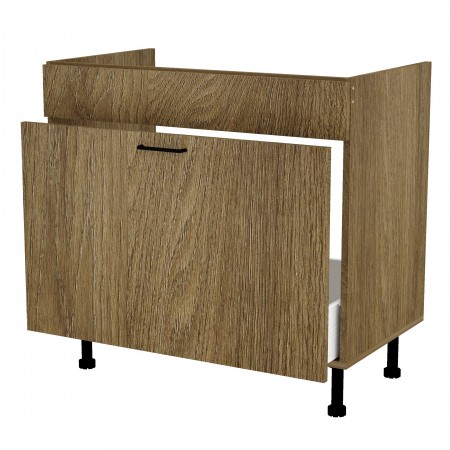 LAMI BASIC dąb sztokholm dz_S90ZL_1SM szafka pod zlew
