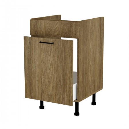 LAMI BASIC dąb sztokholm dz_S50ZL_1SM szafka pod zlew