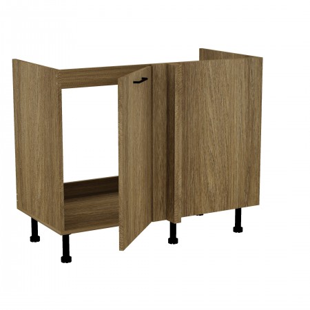 LAMI BASIC dąb sztokholm dz_SNP110ZL_P szafka pod zlew