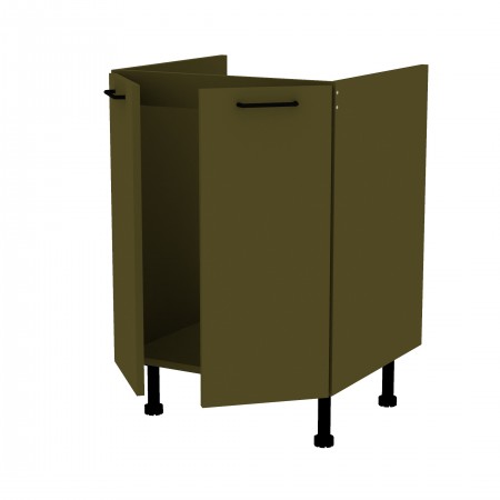LAMI BASIC oliwkowy o_S60ZL_2F szafka pod zlew
