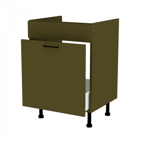 LAMI BASIC oliwkowy o_S60ZL_1SM szafka pod zlew