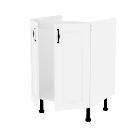 MINDY BASIC biały b_S60ZL_2F szafka pod zlew
