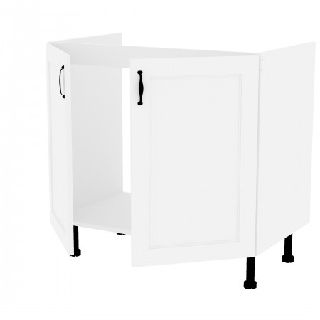 MINDY BASIC biały b_S90ZL_2F szafka pod zlew