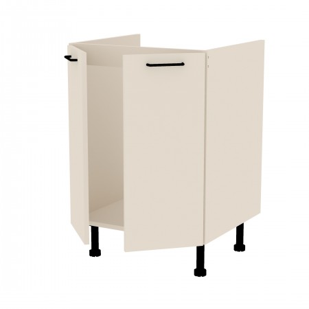 LAMI BASIC beż jasny bj_S60ZL_2F szafka pod zlew