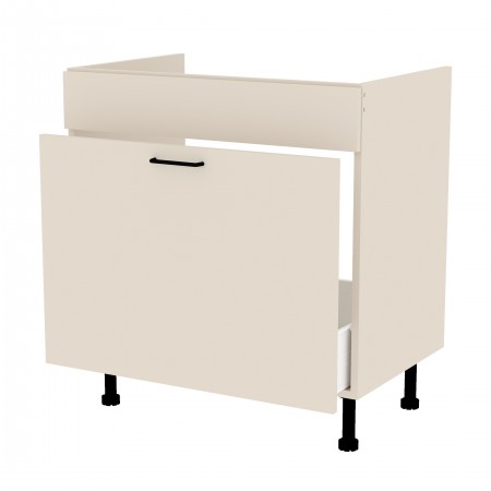 LAMI BASIC beż jasny bj_S80ZL_1SM szafka pod zlew
