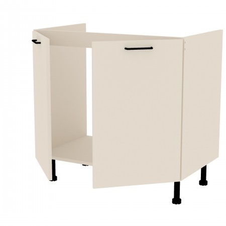 LAMI BASIC beż jasny bj_S90ZL_2F szafka pod zlew