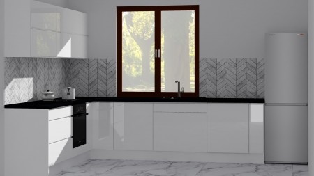 FREDDI PRO biały połysk - meble kuchenne AR_0125P